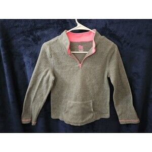 So Girls Pink Jacket Sweater Soft Fleece Medium 10/12